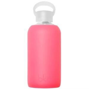 BKR Glass Water bottle Silicone Sustainable discontinued‎ Pink reusable ECO 16oz